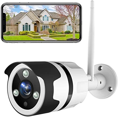 Cámara anti okupa NETVUE Camara Vigilancia WiFi Exterior 1080P